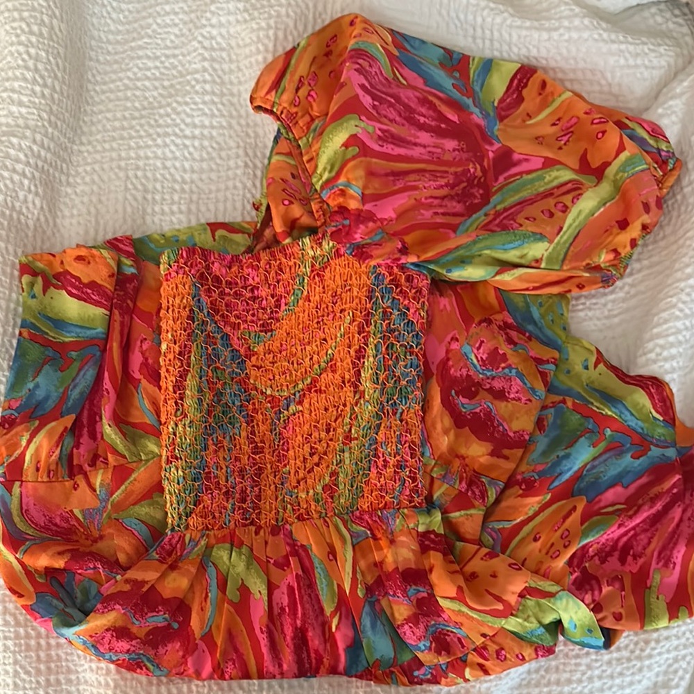 Forever 21 Vibrant Multicolor Mini Dress